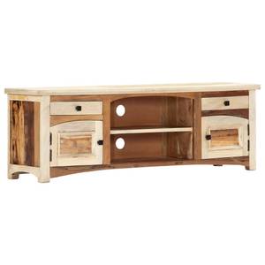 Meuble tv 282729 Marron - Bois manufacturé - Bois massif - Bois/Imitation - 120 x 40 x 30 cm