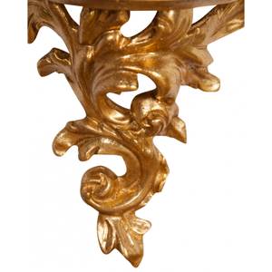 Wandregal Shabby Chic Gold - Massivholz - 12 x 20 x 21 cm