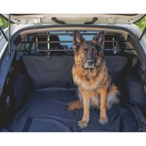 Hunde-Autogitter 436611 Schwarz - Metall - 141 x 43 x 15 cm