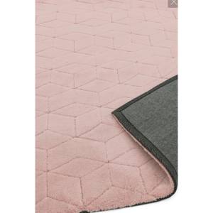 Tapis de salon moderne et design ENZO Rose foncé - 120 x 170 cm