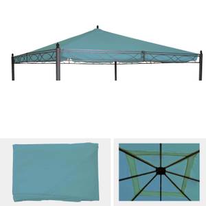 Toit de rechange toit pergola Cadiz 4x4m Turquoise