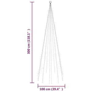 Weihnachtsbaum 3013603-1 Perlweiß - 100 x 300 x 100 cm