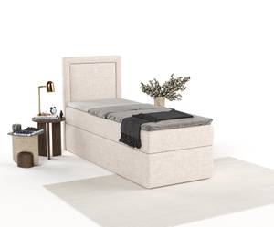 Boxspringbett Indeo Beige - Breite: 90 cm - H3