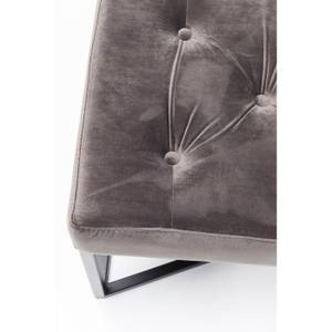 Banc Crossover Velours / Acier - Taupe / Noir