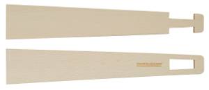 Pince de cuisine et spatules de cuisine Marron - Bois manufacturé - 8 x 35 x 2 cm