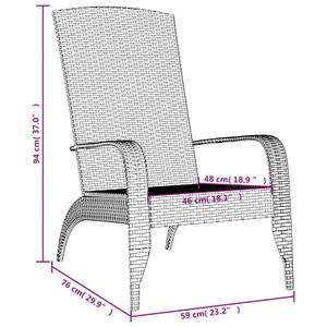 Adirondack Gartenstuhl 3029241 Schwarz