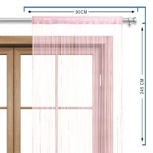 Fadenvorhang basic Stangendurchzug Rosé