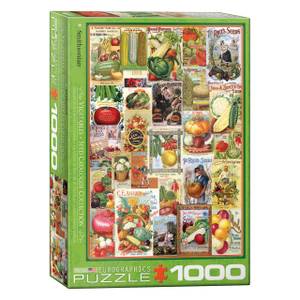 Puzzle Gemüsesamen Katalog 1000 Teile Papier - 26 x 6 x 36 cm