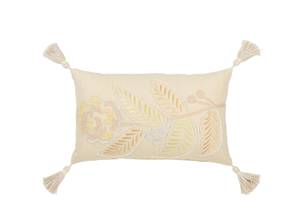 Kissen Gelb - Textil - 50 x 15 x 50 cm