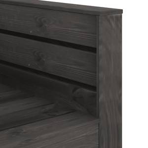 Mobilier de jardin Gris - Bois massif - Bois/Imitation - 60 x 37 x 62 cm