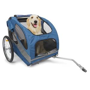 Remorques vélo pour chiens 444460 Bleu - Métal - 62 x 26 x 89 cm