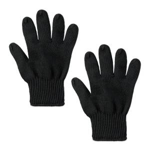 2 x Ofenhandschuh schwarz Schwarz