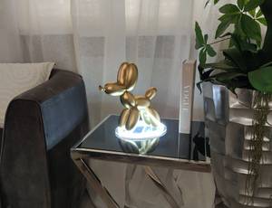 LED-Lampe Ballonhund Gold