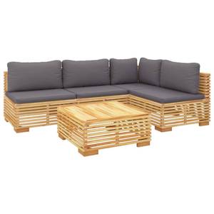 Garten-Lounge-Set 3028565-8 (5-teilig) Grau - Massivholz - Holzart/Dekor - 69 x 60 x 69 cm