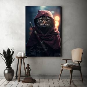 Leinwandbild Mystic Cat 30 x 45 cm