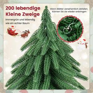 Tisch-Weihnachtsbaum CM24589 Grün - Kunststoff - 15 x 40 x 15 cm