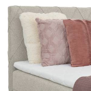 Boxspringbett Cassidy Beige - Breite: 180 cm