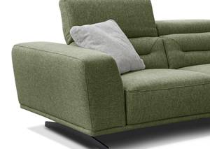 Canapé d'angle Lucano (5 places) Vert - Angle à droite (vu de face)