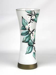 Blumenvase Naturell Grau - Petrol