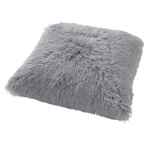 Housse de coussin Fluffy Gris lumineux - 60 x 60 x 60 cm