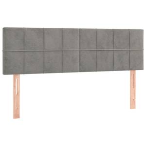 Boxspringbett 3017268-8 Hellgrau - 144 x 203 cm