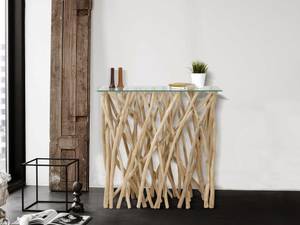 Table console GAYANA Beige - Bois manufacturé - 35 x 91 x 92 cm