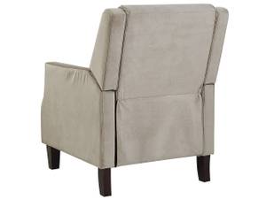 Fauteuil de relaxation EGERSUND Beige - Chêne foncé - Taupe