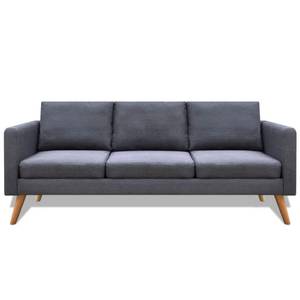 Sofa 3002824-3 (2-teilig) Grau - Holzwerkstoff - Textil - 168 x 73 x 70 cm