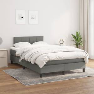 Boxspringbett 3017287-10 Dunkelgrau - Breite: 120 cm