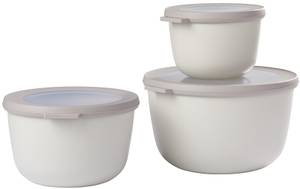Lebensmittelbehälter Cirqula 3 teilig Weiß - Keramik - 2 x 13 x 20 cm