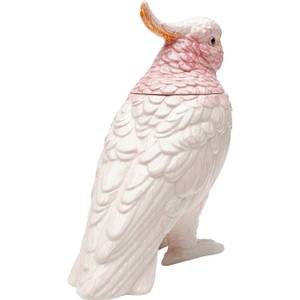 Deko Dose Exotic Bird Pink - Keramik - Stein - 24 x 23 x 11 cm