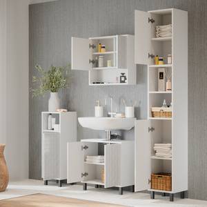 Mobilier de salle de bains Agasta Blanc