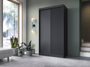 Kleiderschrank  Nero Bssic Schwarz - Breite: 120 cm - 2 Türen