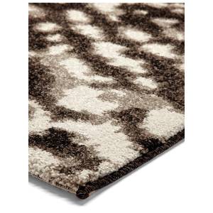 Tapis salon MADISON 3 Marron - Dimensions : 120 cm x 170 cm