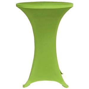 Housse de table (lot de 2) 299448-1 Vert - 70 x 70 cm