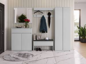 Garderobe-Set Simply II Grau