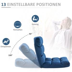 Bodensofa 833-908BU Blau