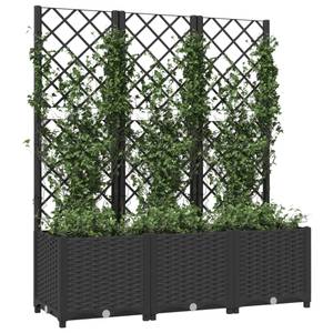 Garten-Pflanzgefäß 3012791-1 Schwarz - 40 x 136 x 120 cm