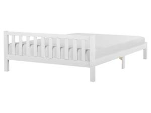 Lit double FLORAC Blanc - Largeur : 167 cm