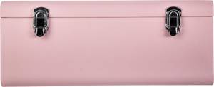 Aufbewahrungsboxen (2er-Set) Pink - Metall - 28 x 19 x 47 cm