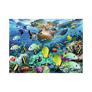 Puzzle Unterwasserwelt 150 Teile XXL Papier - 24 x 4 x 34 cm