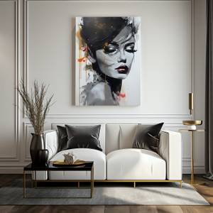 Tableau Portrait De Femme Abstraction 50 x 70 x 70 cm