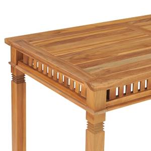 Table à manger Marron - Bois/Imitation - En partie en bois massif - 65 x 80 x 110 cm