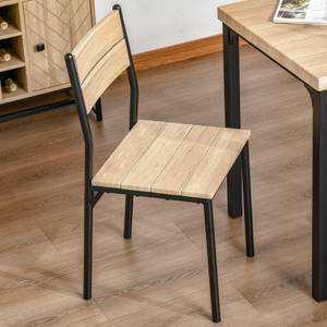 Esstisch-Set 835-090 Braun - Holzwerkstoff - 60 x 76 x 60 cm