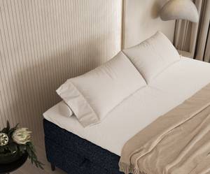 Boxspringbett Araya I Taschenfederkern Blau - Breite: 180 cm