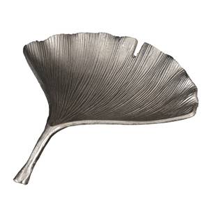 Schale GINKGO Silber - 33 x 6 x 30 cm