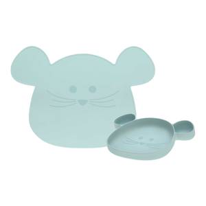 Esslern-Set Little Chums Mouse 2-teilig Blau