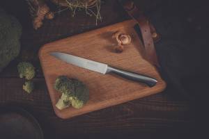Couteau de cuisine professionnel Gris - Métal - 7 x 29 x 2 cm