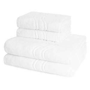 Cashmere feeling set serviettes 4 pcs Blanc