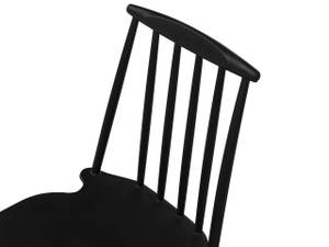 Chaise de salle à manger VENTNOR Noir - Matière plastique - 49 x 83 x 41 cm